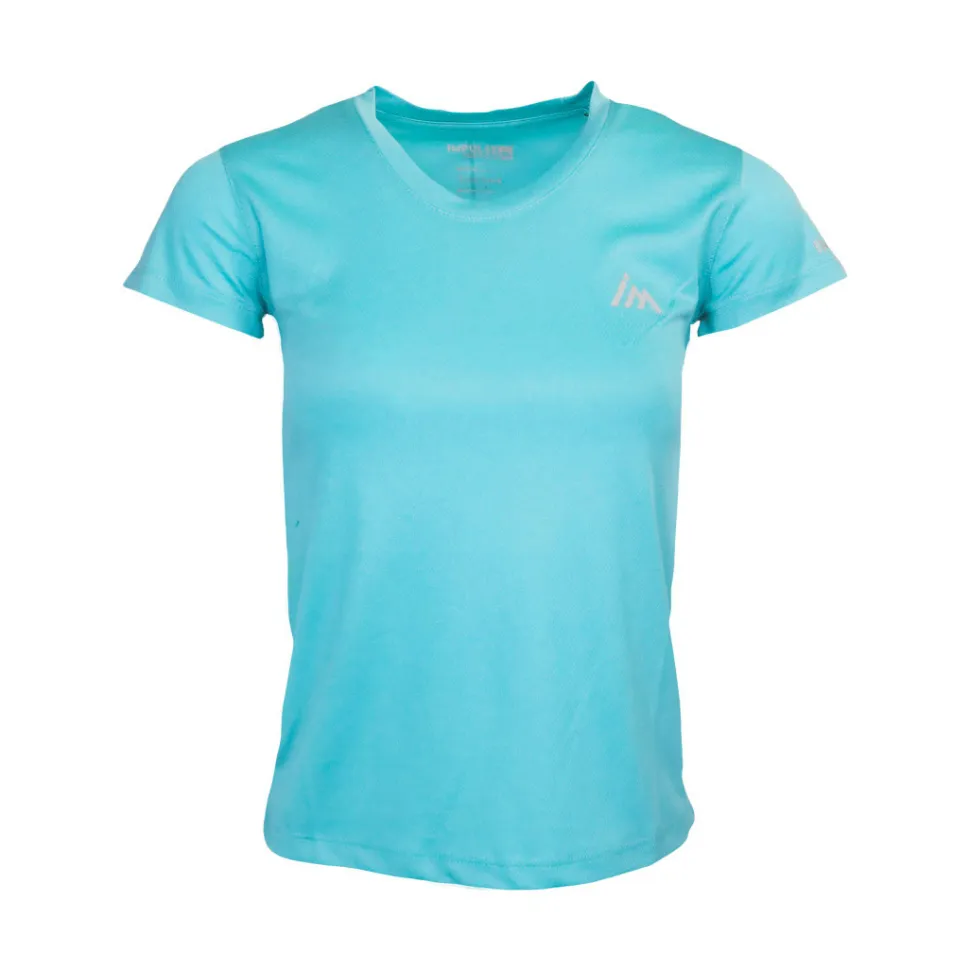 Vetement Running T-shirt Femme Trail+ Turquoise | Impulse Outdoor