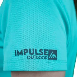 Vetement Running T-shirt Femme Trail+ Turquoise | Impulse Outdoor