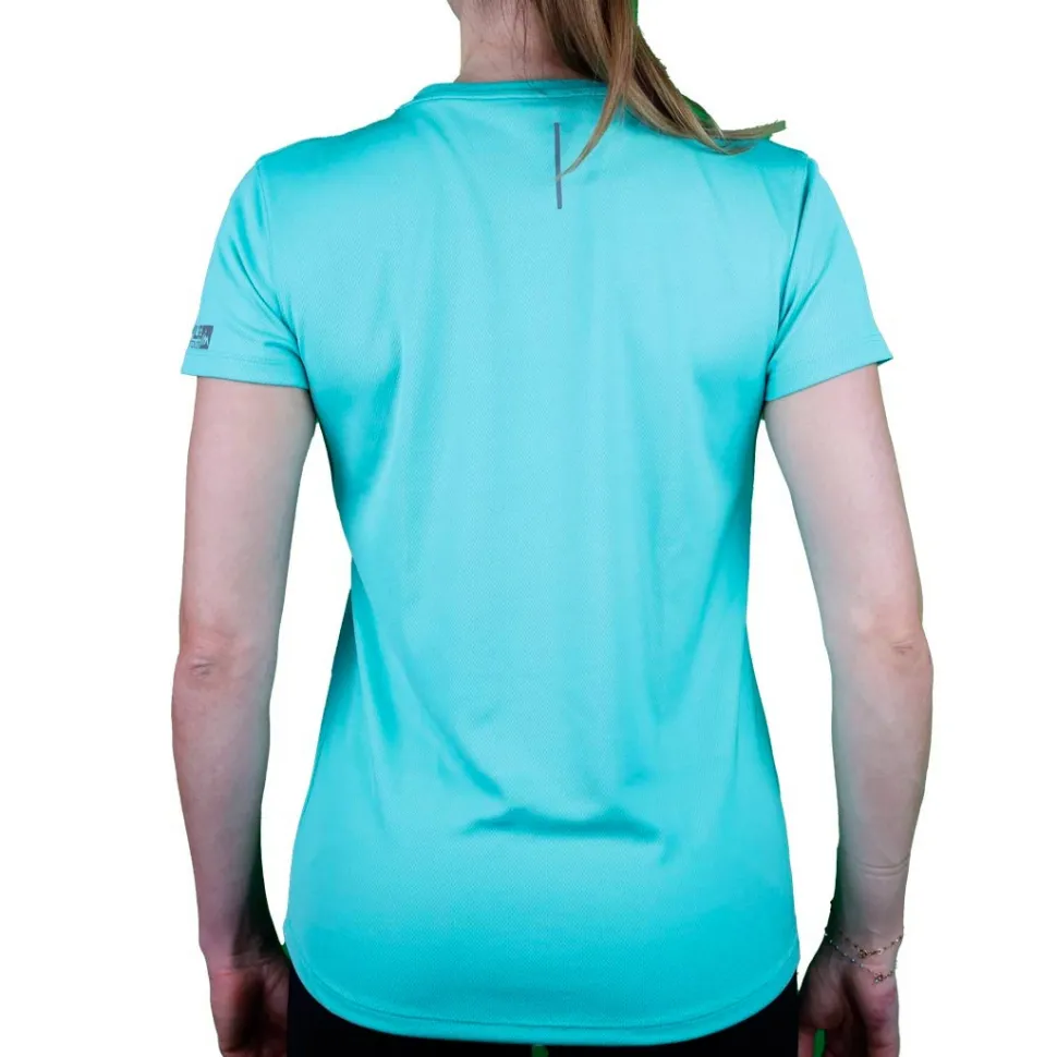 Vetement Running T-shirt Femme Trail+ Turquoise | Impulse Outdoor