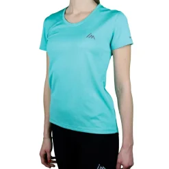 Vetement Running T-shirt Femme Trail+ Turquoise | Impulse Outdoor