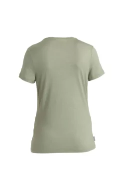 W Mer 150 Tech Lite III Ss T-shirt Lichen - Tee Shirt Mc | Icebreaker