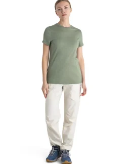 W Mer 150 Tech Lite III Ss T-shirt Lichen - Tee Shirt Mc | Icebreaker
