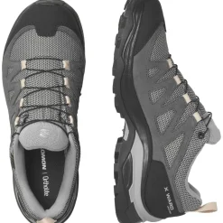 X Ward Leather Gtx Femme Vintage Gull / Black / Ebony | Salomon